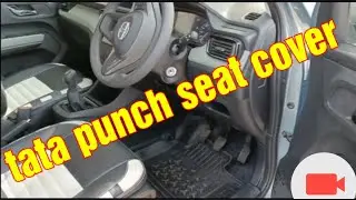 tata punch seat cover installation #tatapunch #carseatcover #carmodified