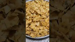 Spicy & Crispy Rice Flour Chips | Rice Flour Nachos #shorts #recipe #riceflourrecipe #chips