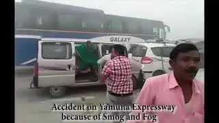 Yamuna Expressway Accident | Fog Accident Yamuna Expressway | UP Road Accident News 