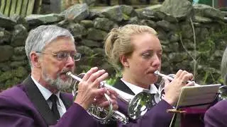 Slaidburn Silver Band at the Hark to Bounty