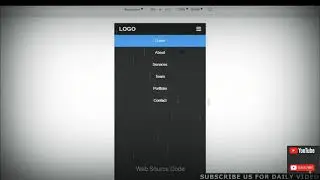 Responsive Navigation Bar With Html CSS and Javascr