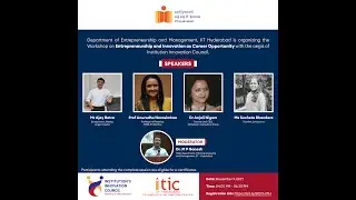 IIC-IITH pleased to present Workshop on &ldquo;Entrepreneurship & Innovation as a career opportunity