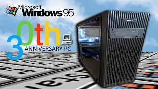 The native Socket 775 Windows 95 30th Anniversary Machine - No Emulation #retro #windows95 #retropc