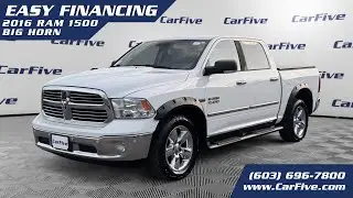 Carfive - Power, Comfort, and Capability &mdash; 2016 Ram 1500 Big Horn 4x4 Is Ready to Work and Impress.