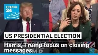 Harris and Trump focus on closing messages with rallies in Georgia, Nevada, Arizona &bull; FRANCE 24