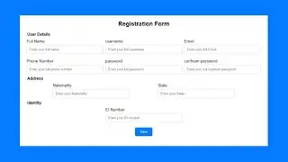 How To Make Responsive Form Using Html And Css