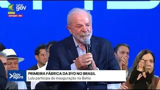 🚗🔰 Lula inaugura f&aacute;brica da BYD, em Cama&ccedil;ari/BA, abandonada pela Ford no governo passado &mdash; 9/10/25