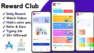 Earning app source code | new earning app source code android studio | earning app with admin panel