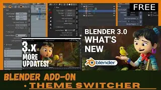 Blender tutorial free add on theme switcher #blender #3d #blendertutorial #how #3dmodeling