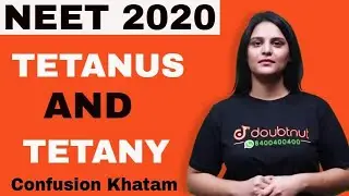 Trick To Differentiate  Between  Tetanus And Tetany For Biology NEET 2020