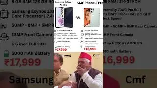 Samsung GalaxyA34 5G v/s cmf Phone 2pro #smartphone #trendy #comparison #compare #flagshipphone