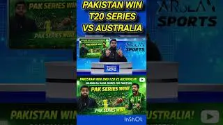 Pakistan win 2nd T20 vs Australia | Salman Ali  Agha Played Stunning Innings #pakvsaus #shorts