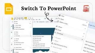 How to convert a Google Slides presentation to PowerPoint (Format Change)