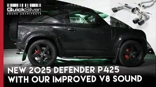Новый Land Rover Defender P425 2025 года с улучшенным звучанием двигателя V8 #newdefender #defend...