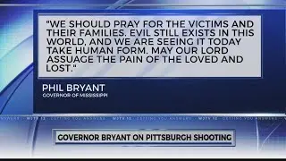 Mississippi Gov. speaks about Pittsburgh shooting