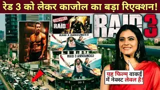 Kajol Devgan Huge Statement on Raid 3 | Full Movie|Announcement|Ajay| Sukumar|Advance Trailer Review