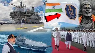 PM Narendra Modi unveils Indian Navy's new ensign inspired by Shivaji Maharaj | #flag