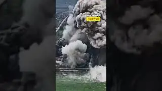 Мощный дистанционный взрыв здания с российскими солдатами #войнавУкраине