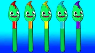 Aprenda os cores em português com Groovy o Marciano - Desenhos Animados