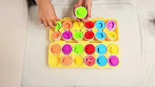 Unboxing Matching Eggs Toy