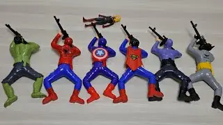 Full Case Unboxing! All 7 NEW Superhero Avengers Figures! Spider-Man, Thanos, Batman, Hulk, Superman