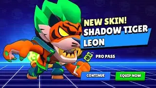 Brawl Stars - Season 47: Brawlentine's - Lunar Brawl 2026 - Shadow Tiger Leon Unlocked - Gameplay