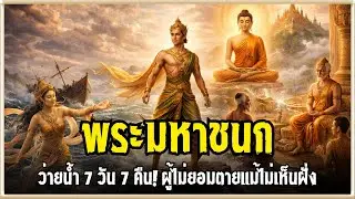 ประวัติพระมหาชนก ว่ายน้ำ 7 วัน 7 คืน ผู้ไม่ยอมแพ้แม้ไม่เห็นฝั่ง l เรื่องเล่าพุทธกาล