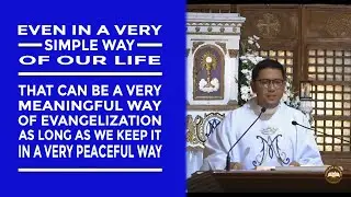 Timeless Wisdom | Peaceful Evangelization | NovMass Our Lady of the Rosary|Fr Romualdo CabanatanJrOP