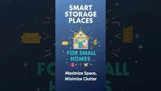 Smart Storage Spaces for Small Houses | Clever, Stylish & Space-Saving Ideas (2026 Guide) #shorts