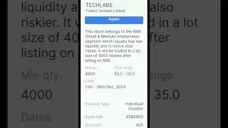 Trident Techlabs Limited IPO (Techlabs)#trident #techlab #shorts #viral #shortvideo #smeipo