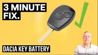 Dead Key Fob Battery? Replace it in 3 Minutes - Dacia/Renault
