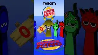 NEW Colour Match Puzzle Challenge with Logo Burger King - Incredibox Sprunki
