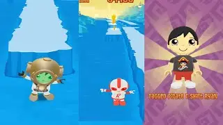 TAG WITH RYAN ACADEMY RYAN VS COMBO PANDA VAN EGG SURPRISE HALLOWEEN MIX REVERSE GAMEPLAY