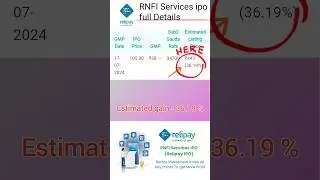 RNFI Services ipo review | RNFI Services ipo GMP | #ipo, #gmp, #arsmarketcorner