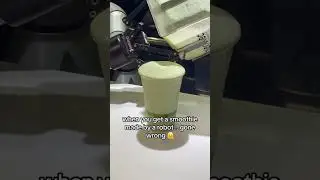 when you get a smoothie made by a robot... gone wrong