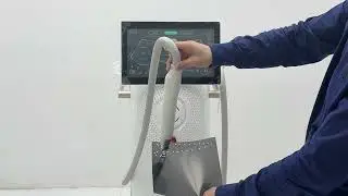 How to use a portable 808nm diode laser hair removal machine with touch screen handle?