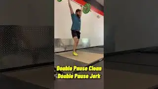 Double Pause Clean + Double Pause Jerk (1+2): WEIGHTLIFTING101 Demo Video #weightlifting #olystrong
