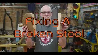Repairing a Vintage* Milk Stool | [0048] #woodworking #repair