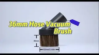 Soft Horsehair Round Dust Brush Universal Brush Replacement Vacuum Cleaner Accessories