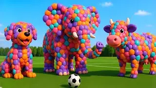 The mascot vibrato assistant Dog placed on the football field is popular, co-produced, and creative