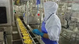 Fully automatic high speed 170 cans per minute vacuum canning line