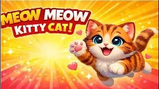 Meow Meow Kitty Cat Band 🐱 | Fun & Cute Cat Music Video