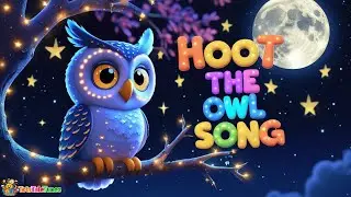 Hoot the Owl 🦉 | Animal Sounds Song for Kids | Learn with Fun Rhyme