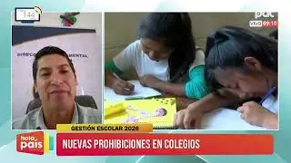 El director departamental de Educaci&oacute;n de Santa Cruz, Nelson Alcoser