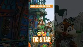 🎃 TIC ET TAC HALLOWEEN DISNEYLAND PARIS #shorts #dlp #disneylandparis #disneyhalloween #chipanddale