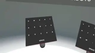 VR Text Input Experiment: HTC Vive Split Keyboard