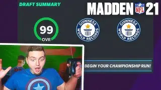 I got the WORLDs Highest Rated Madden 21 Draft