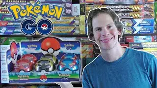 Pokemon GO PokeBall Tin Display Case Opening