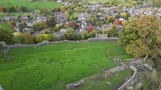 Pevril Castle drone footage