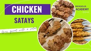 Chicken Satays Recipe | Rock Solid Health 'Cooking'